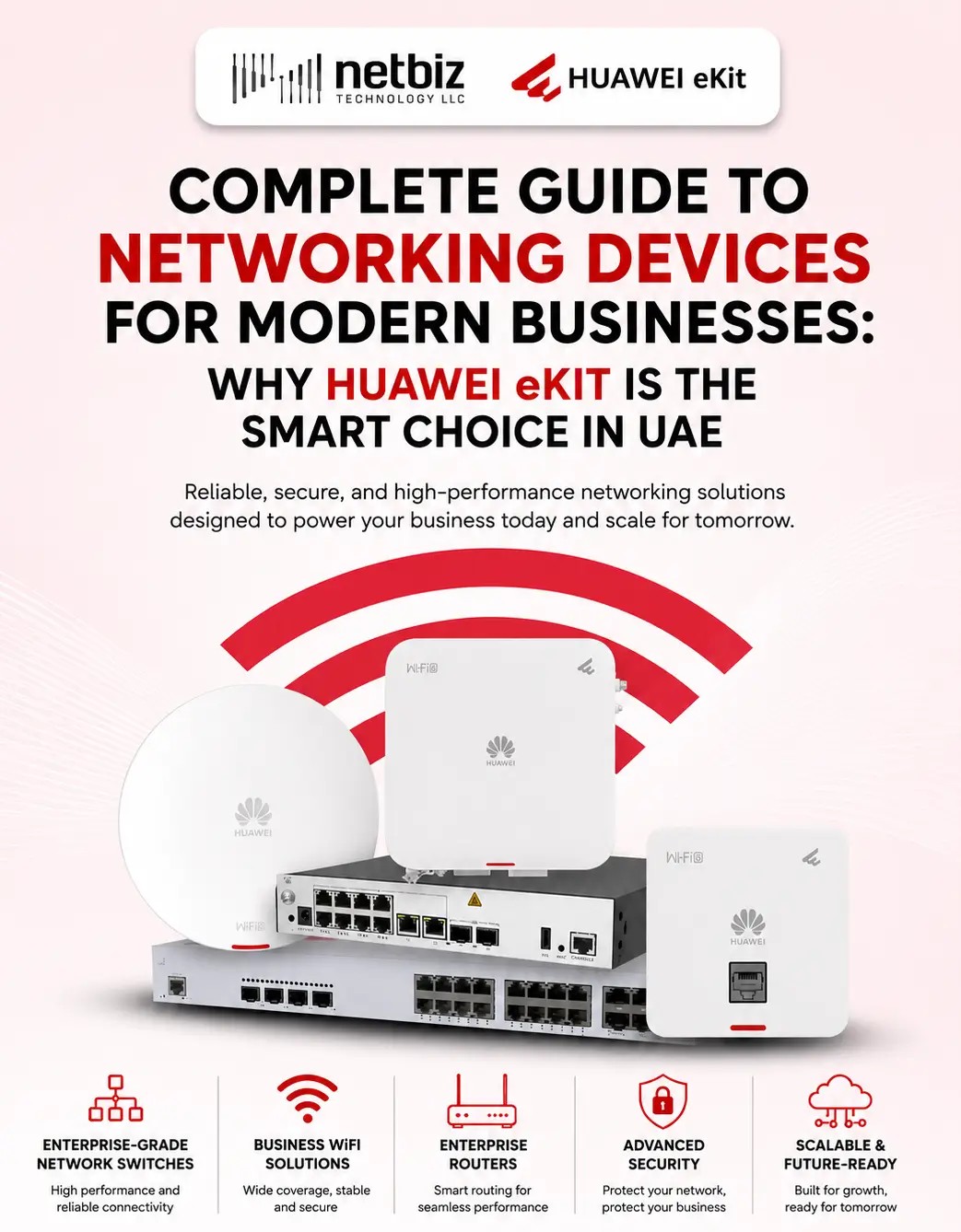 Complete Guide to Networking Devices for Modern Businesses Why Huawei eKit is the Smart Choice in UAE